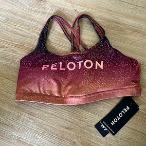 NEW Peloton strappy sunrise fade sports bra